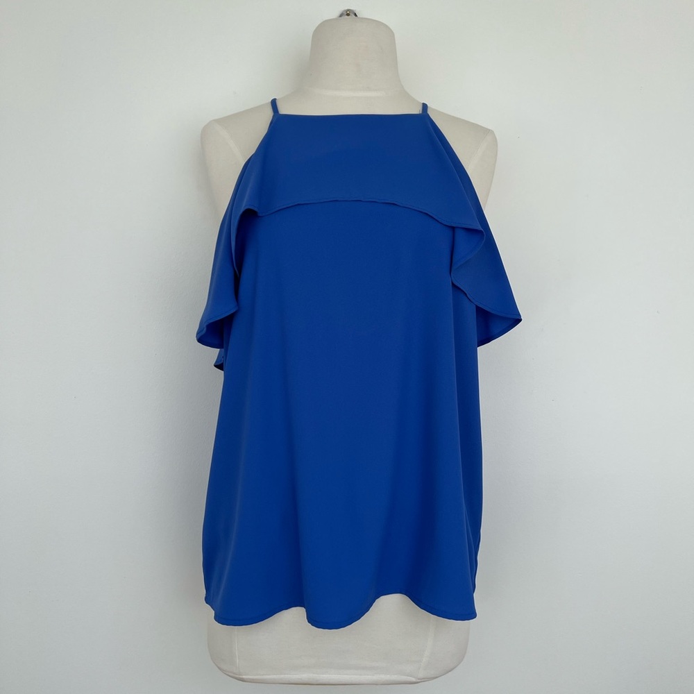 Ann Taylor Spaghetti strap ruffle top